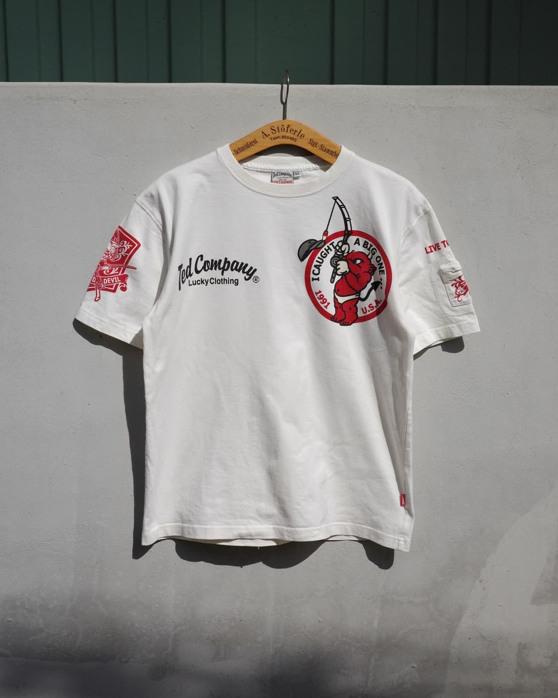 ted company 피싱 그래픽 티셔츠 상품이미지1