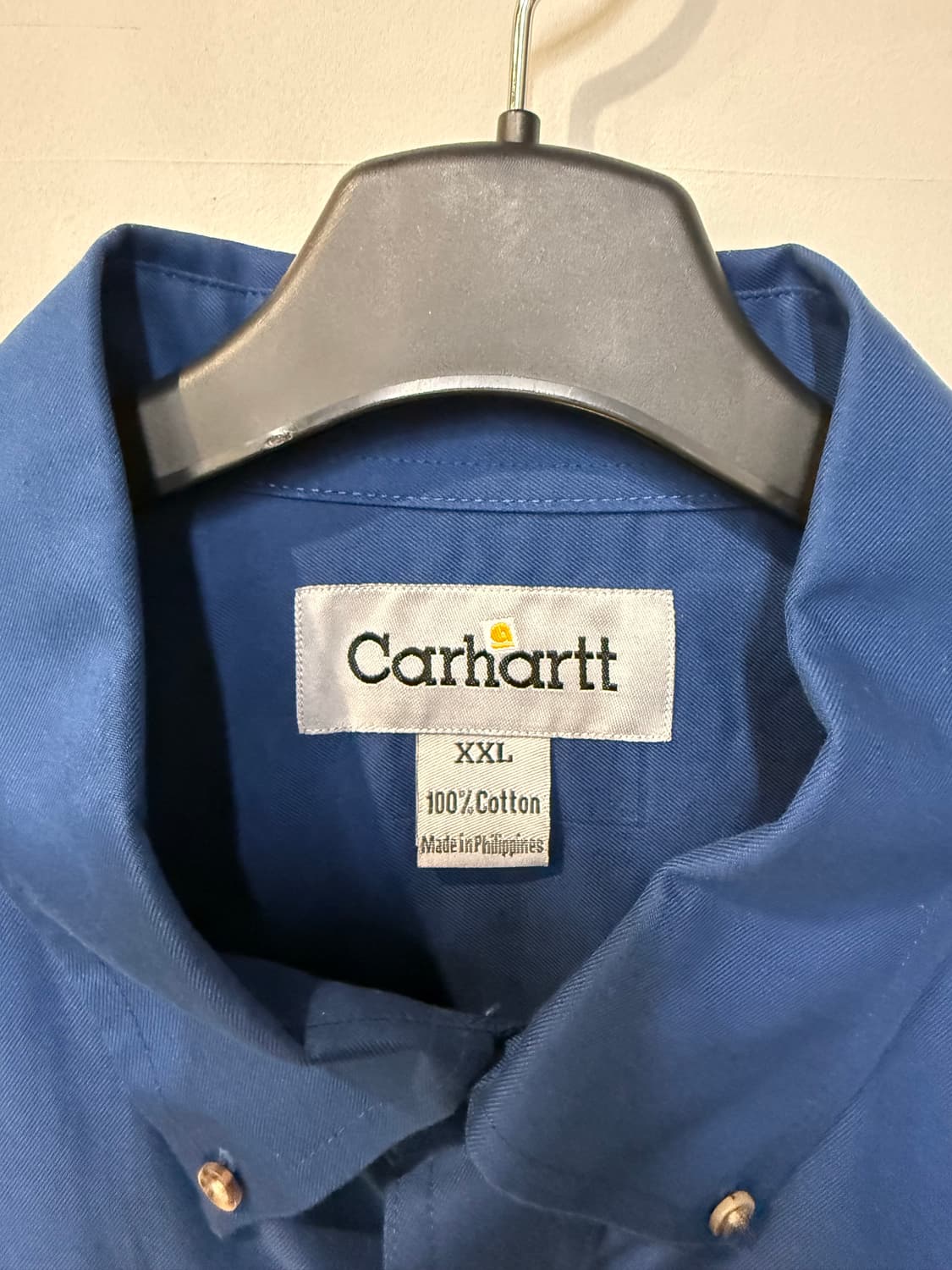 칼하트 블루 긴팔셔츠 상품이미지3
