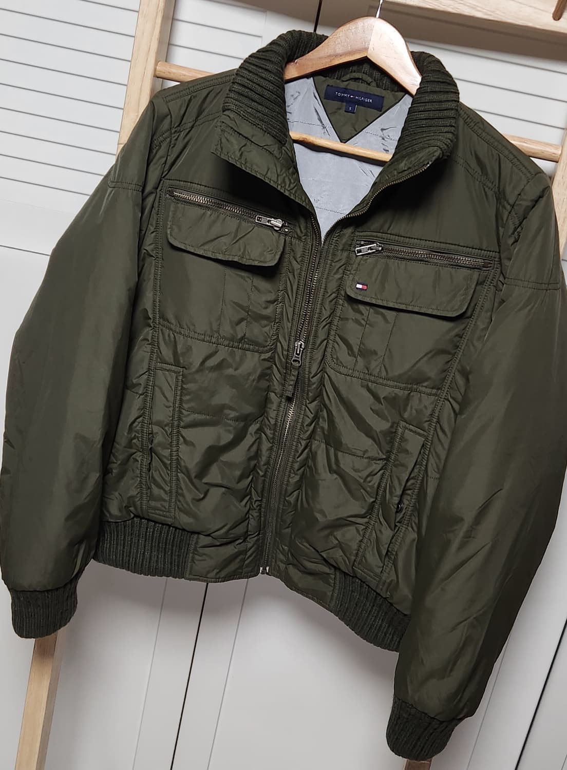 타미힐피거 카키 트리거 점퍼 바람막이 자켓 상품이미지2