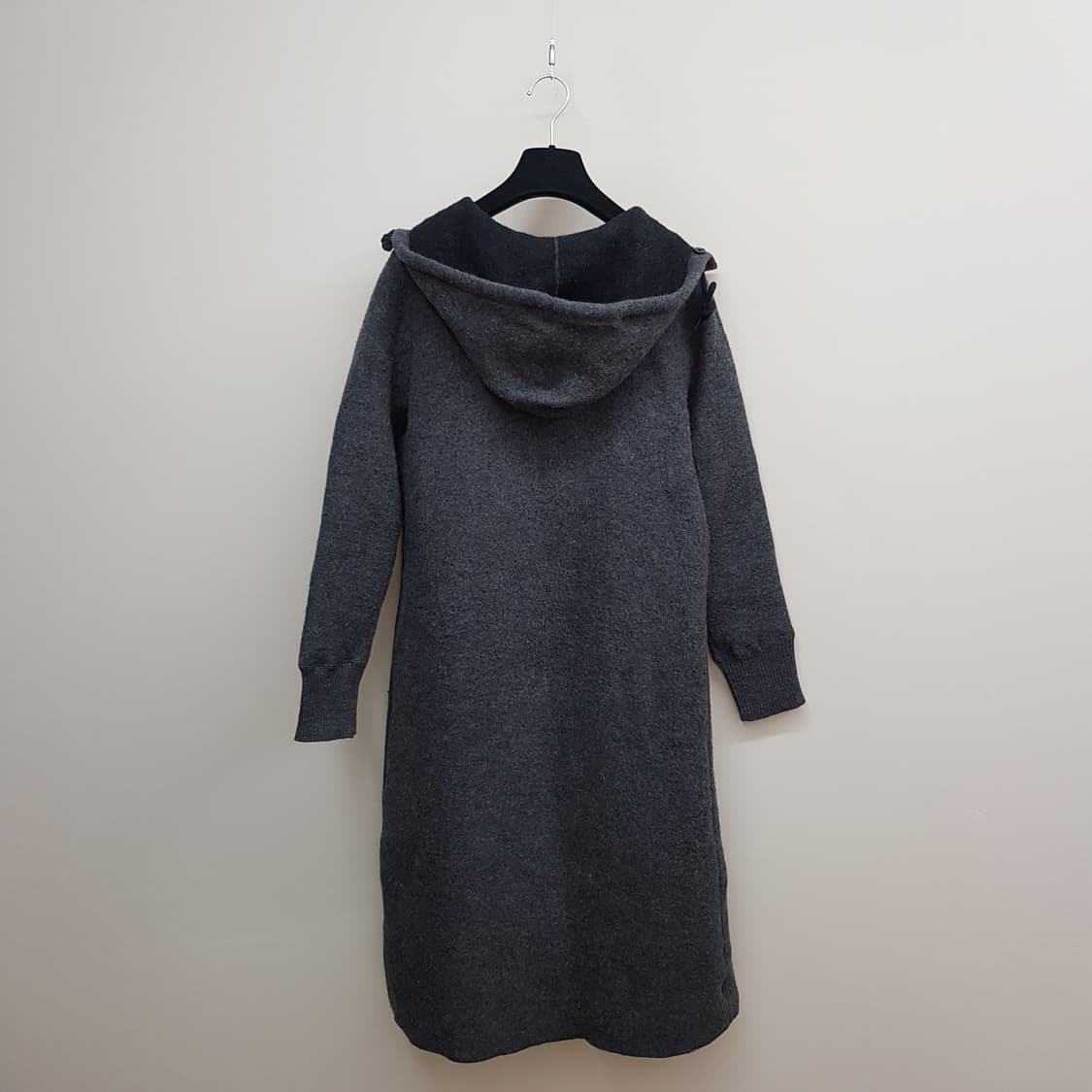 폴로진스 울 후드 니트 롱 코트 M사이즈 상품이미지2