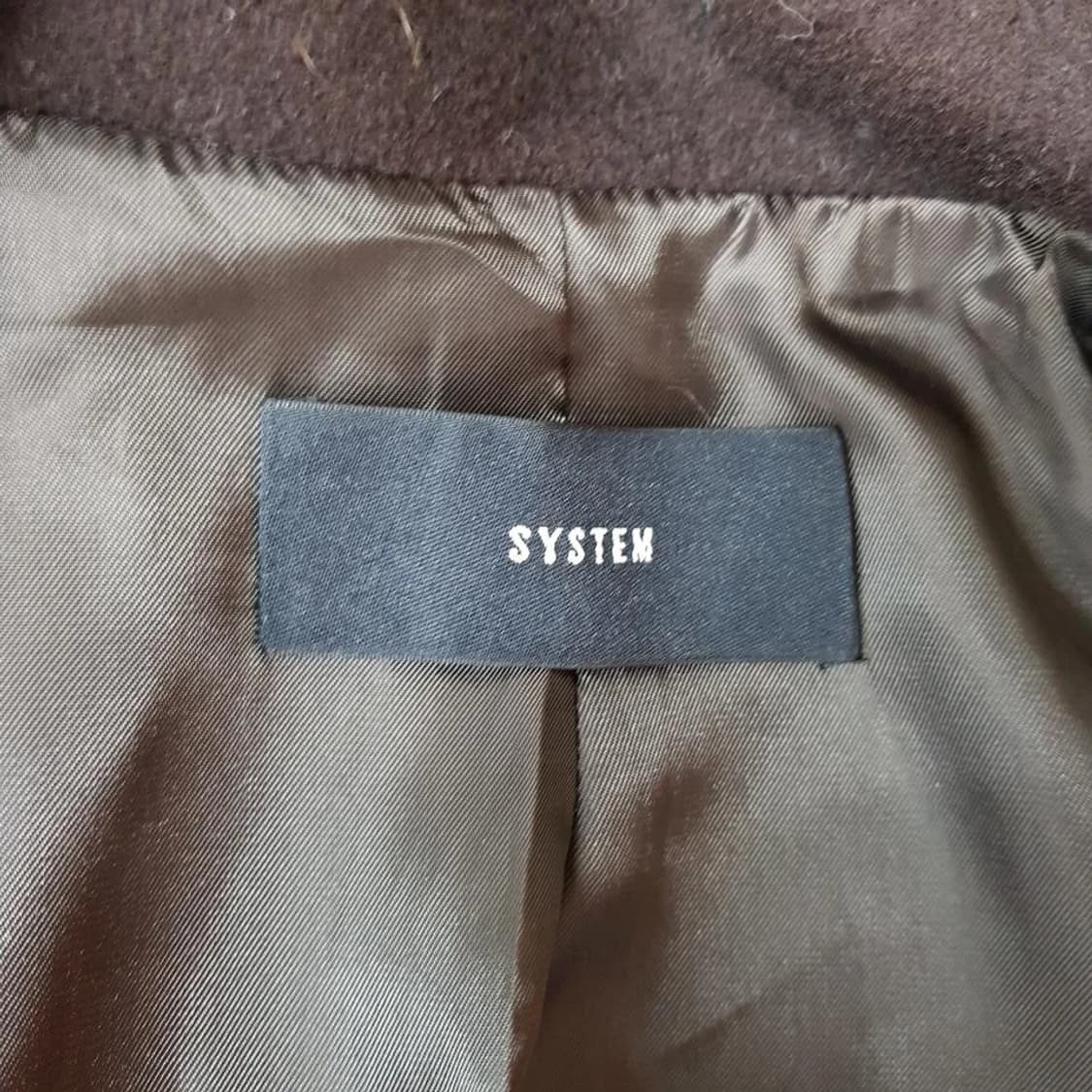 한섬 시스템 캐시미어 블렌드  벨티드 롱 코트 82-94-160 상품이미지6