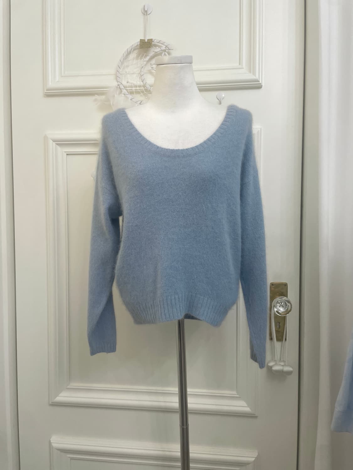 indi blue lovely soft basic knit top 상품이미지1