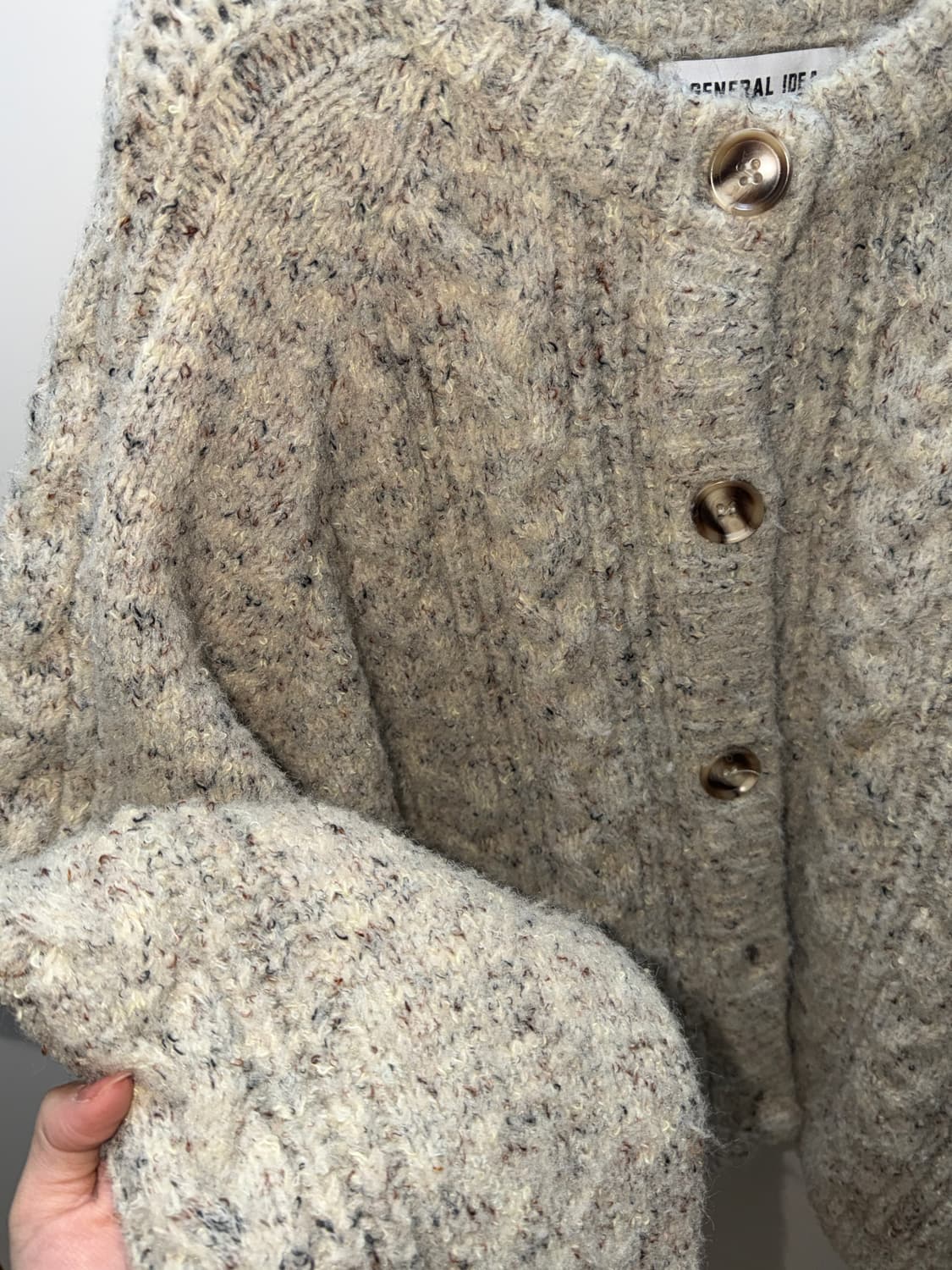 제너럴아이디어 쿠앤크 니트 가디건 상품이미지3