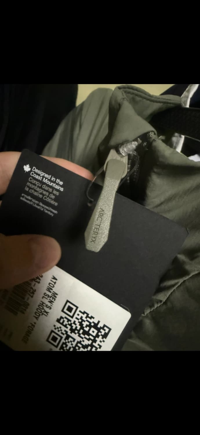 아크테릭스 아톰 SL 후디 포리지 XL 새상품 상품이미지8