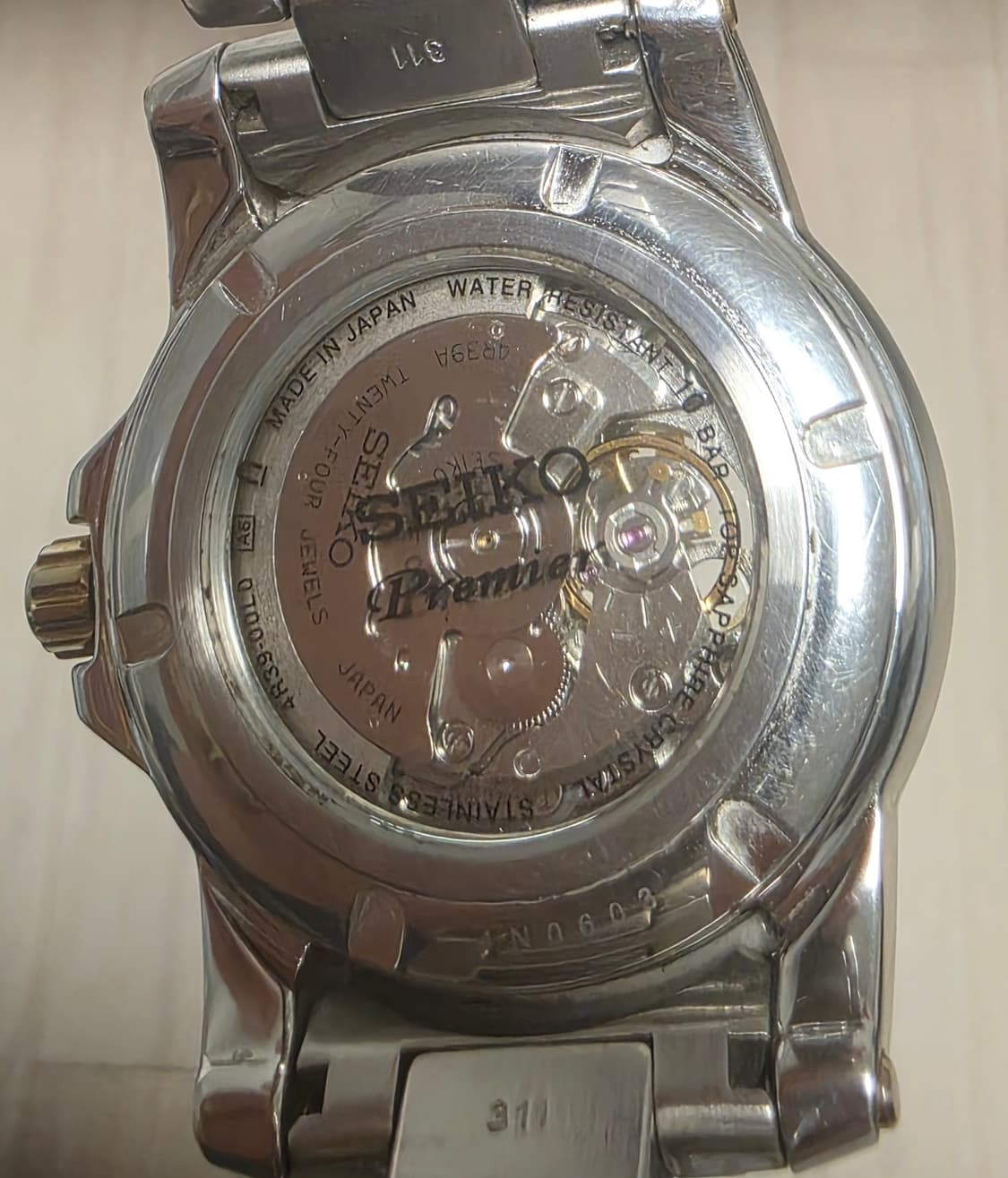 세이코 프리미어 SSA216J1 오픈 하트 오토메틱 시계 상품이미지2