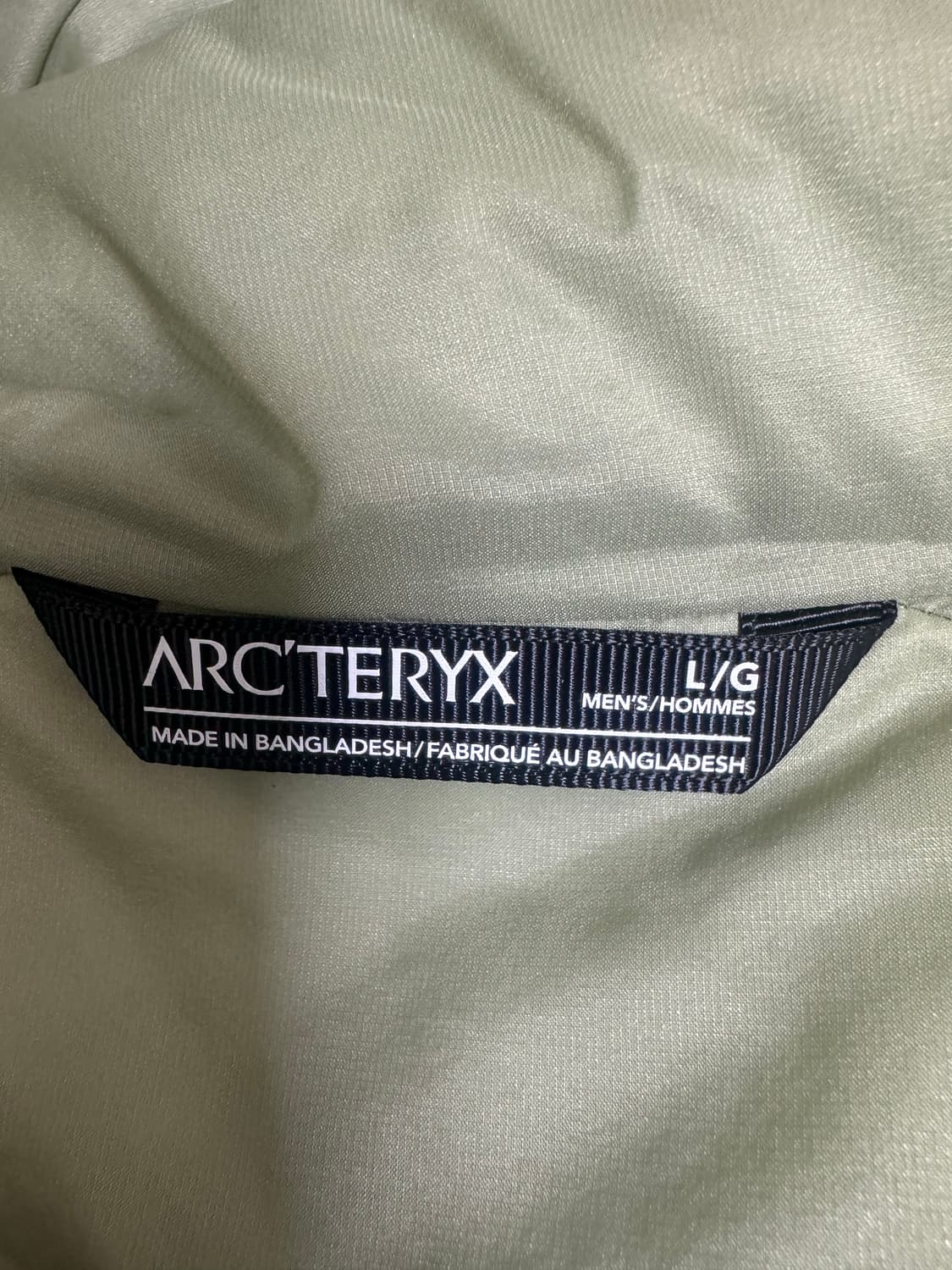 [L] 아크테릭스 아톰 후디 클로리스 컬러 판매 상품이미지3