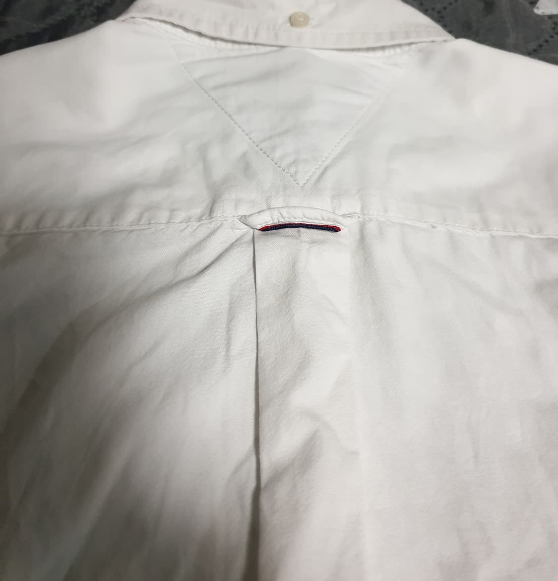 타미힐피거 스몰로고 옥스퍼드 코튼셔츠 (M) 상품이미지3