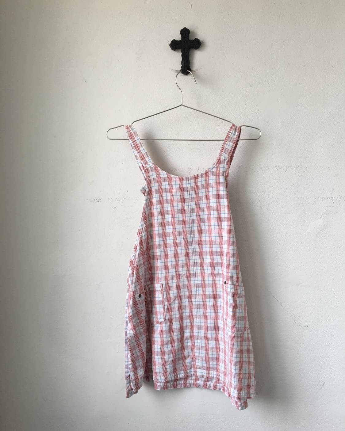 Check pattern suspender onepiece 상품이미지3