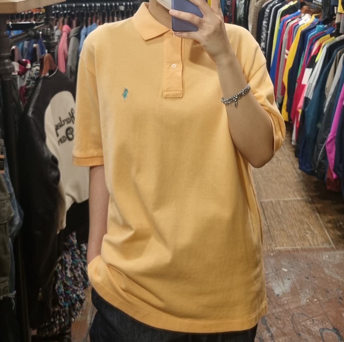 [Hi] 폴로 반팔 카라티 오렌지 상품이미지1