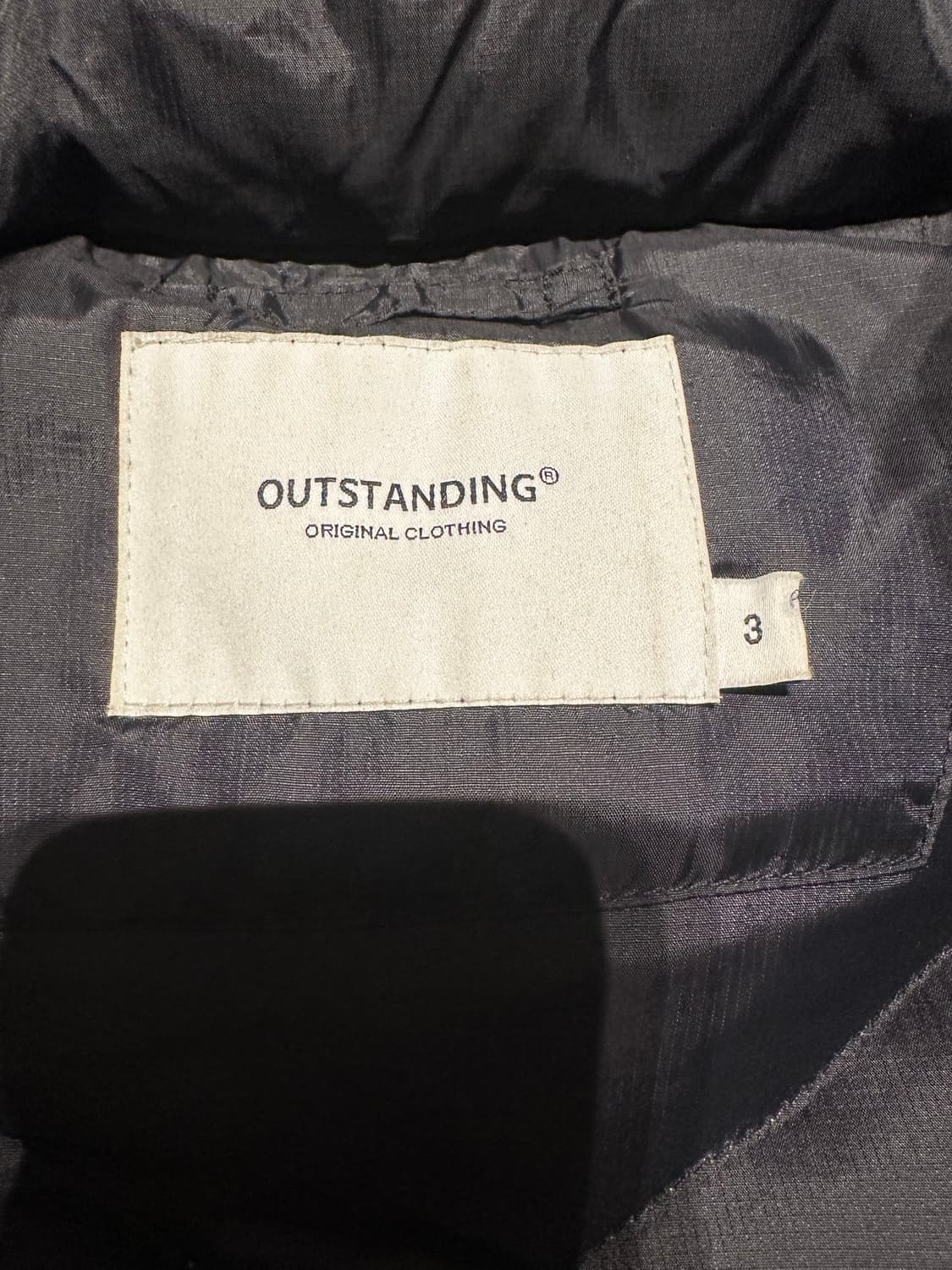 아웃스탠딩 숏푸퍼 패딩 블랙 3사이즈 상품이미지4