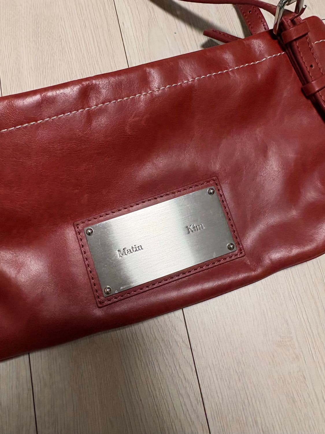 마뗑킴 레드 숄더백 상품이미지2