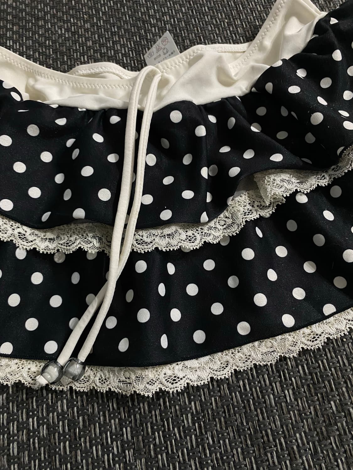 2000s Dot Pattern Frill Skirts 핀터레스트 상품이미지3