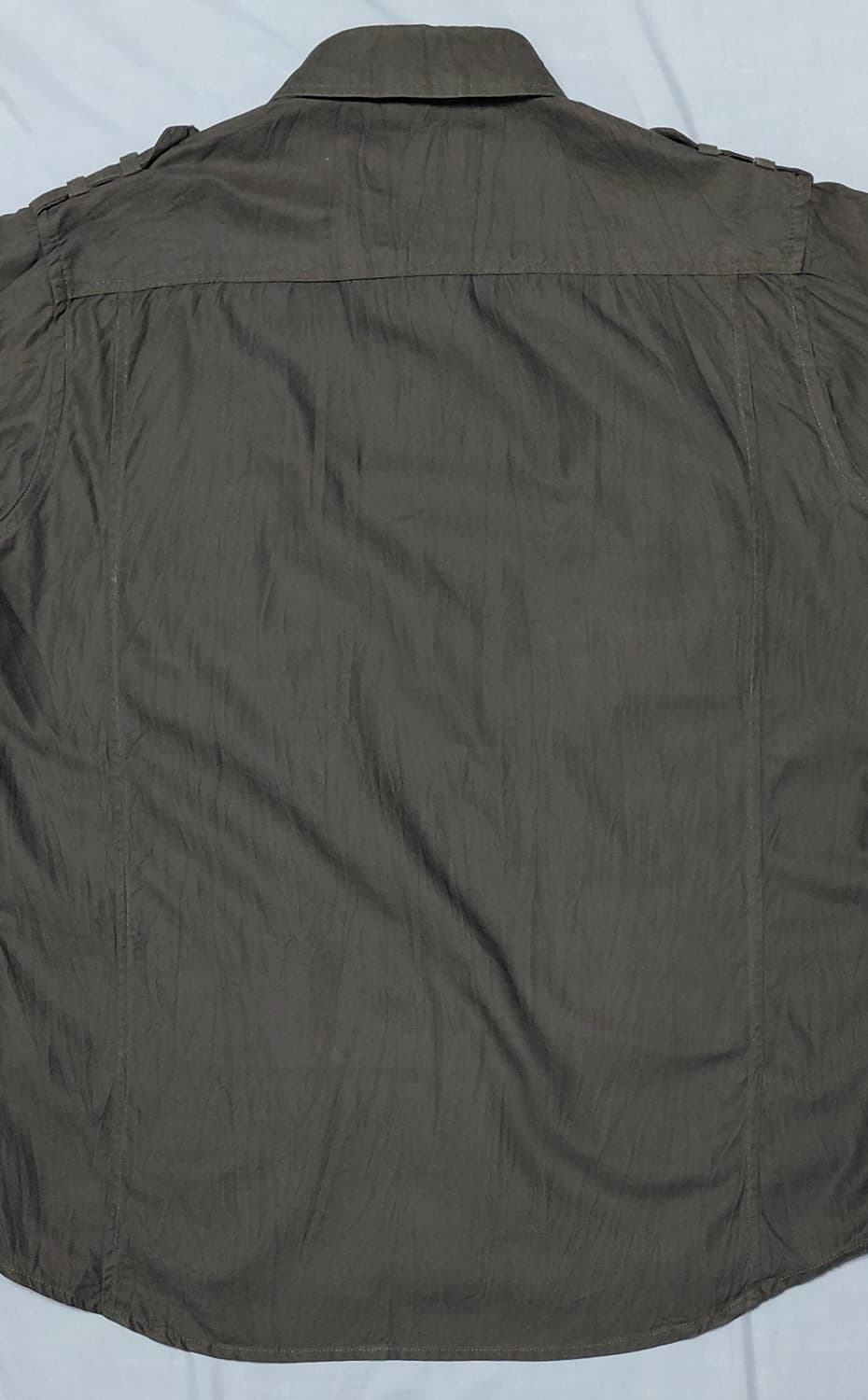 [LL] BEELSEWHERE 밀리터리 견장 롤업 셔츠 상품이미지8