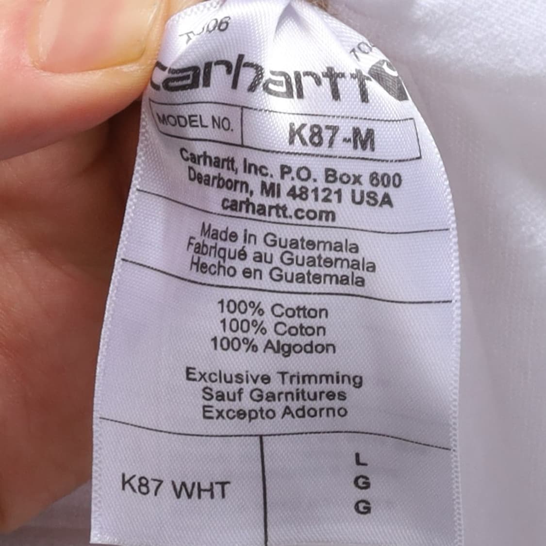 칼하트 Carhartt Logo T-shirt 

 상품이미지8
