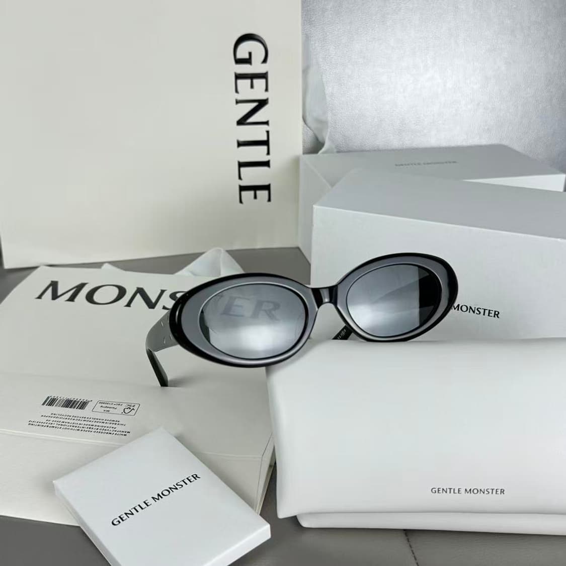 젠틀 몬스터 x 메종 마르지엘라 MM206 블랙 그레이 상품이미지4