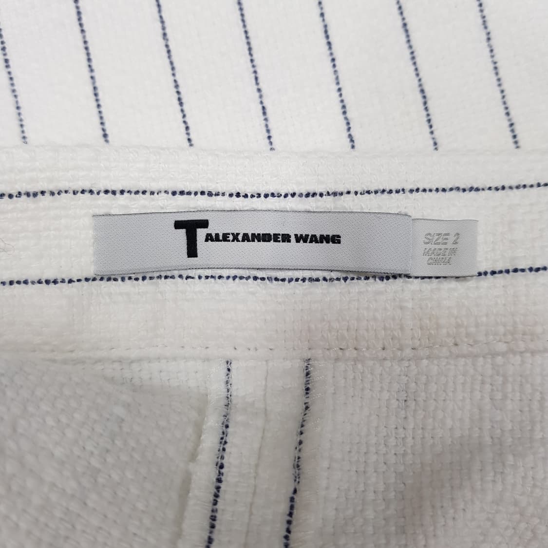 알렉산더왕 핀스트라이프 H라인 스커트 64-84사이즈 상품이미지5