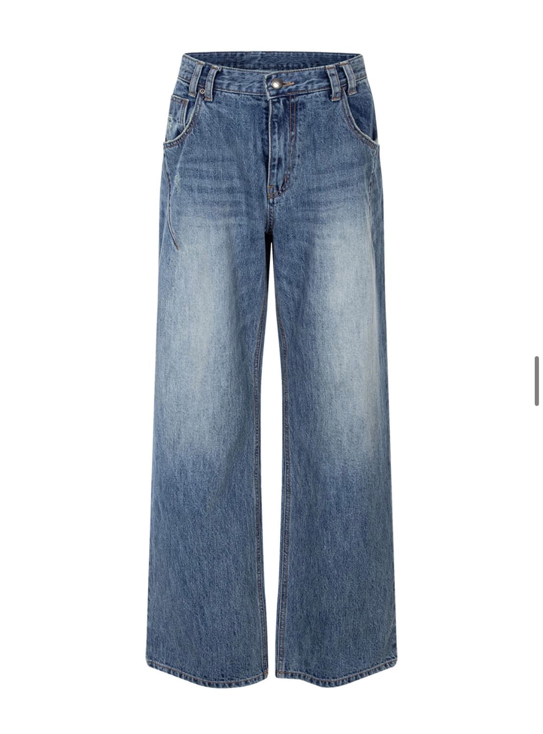 플리즈노팔로우 워싱 와이드 데님 s 상품이미지4