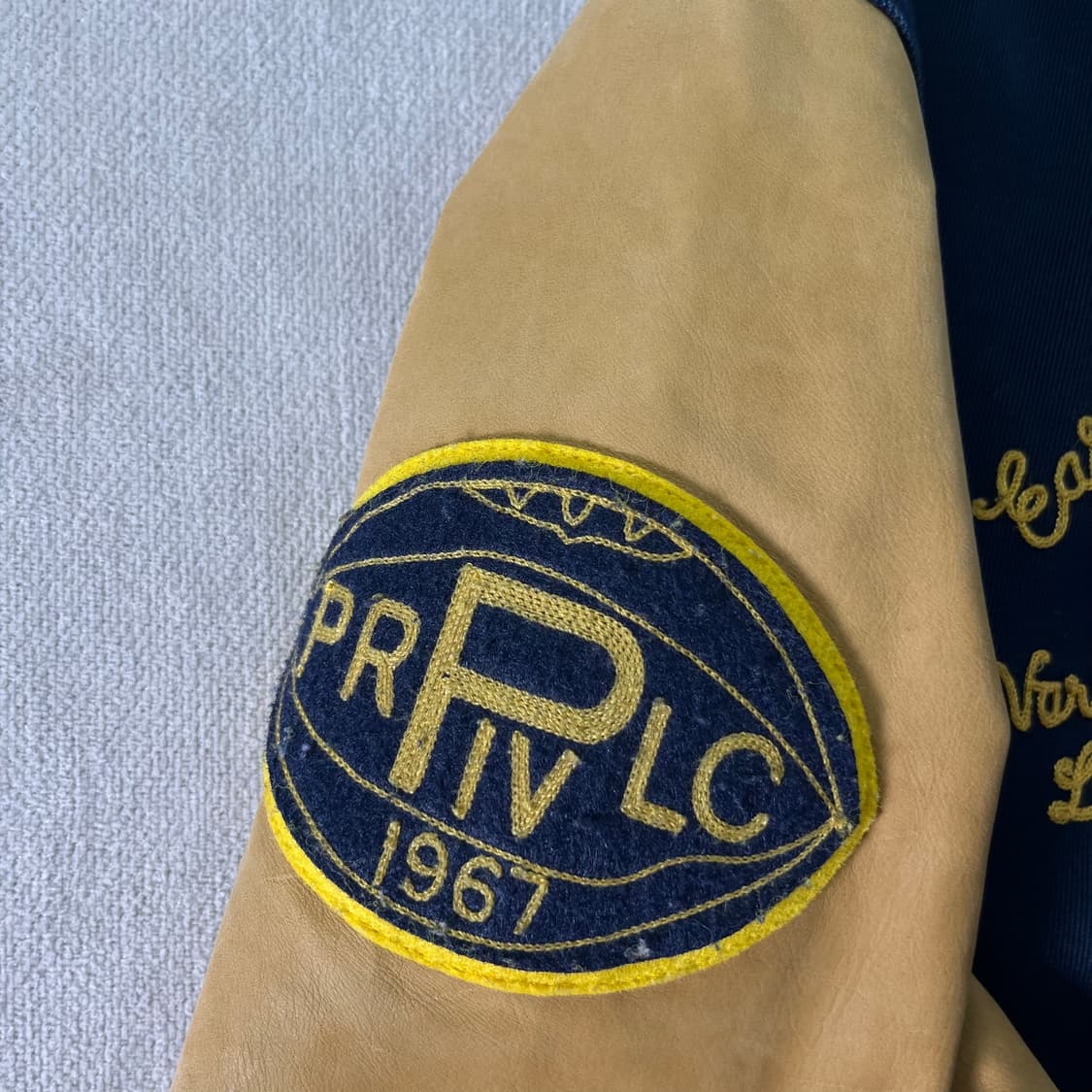 100 폴로 랄프로렌 데이비슨 풋볼 바시티 자켓 상품이미지6