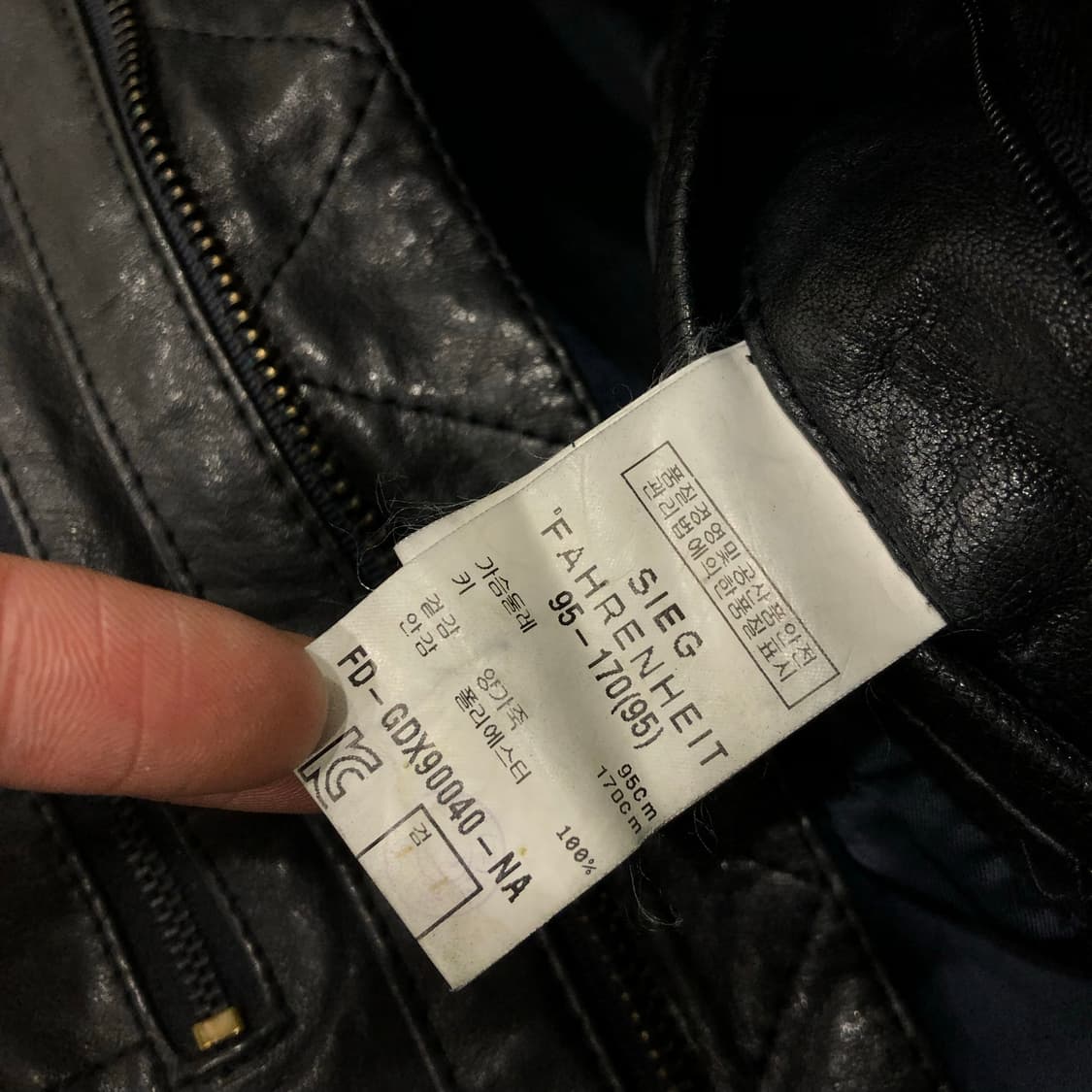 지이크 파렌하이트 양가죽 멀티포켓 라이더 가죽 레더 자켓 상품이미지7