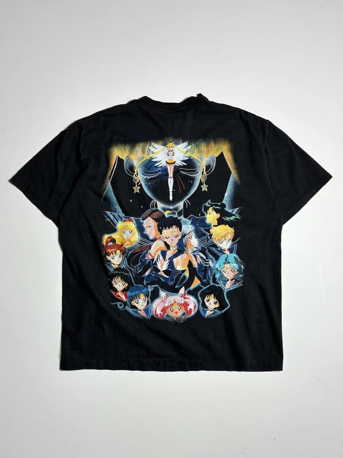 Selected USA 세일러문 그래픽 코튼 반팔 티셔츠 R1398 상품이미지4