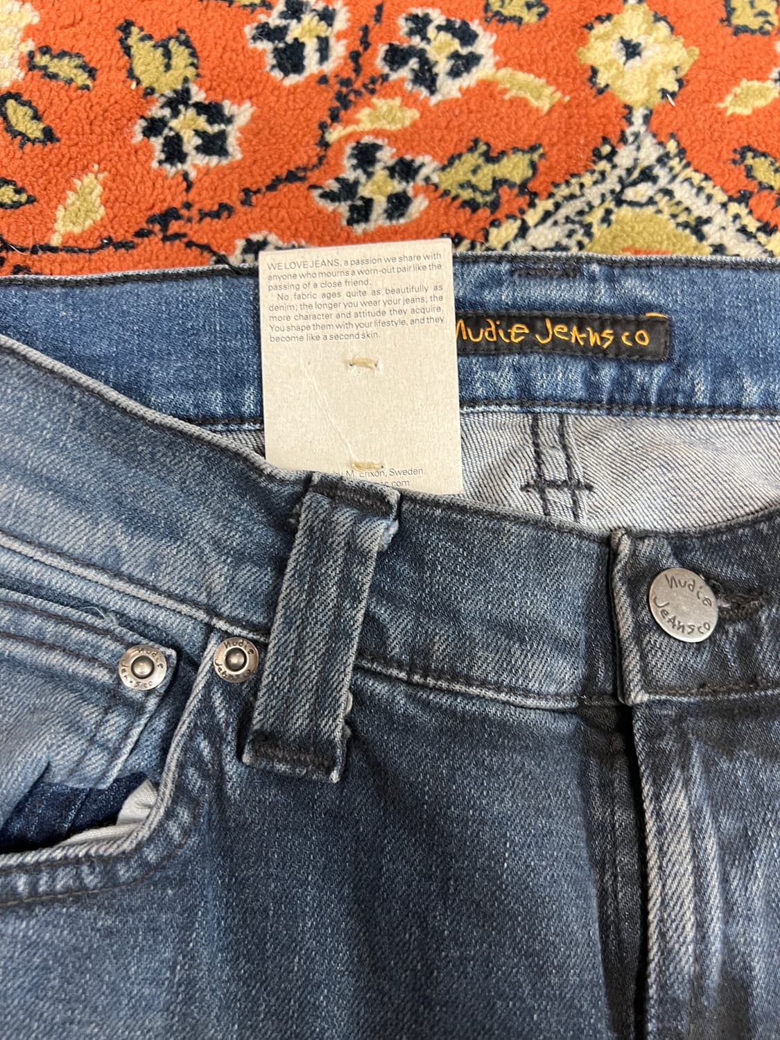 [28] NUDIE JEANS 누디진 씬핀 오가닉 블루 코어 상품이미지3