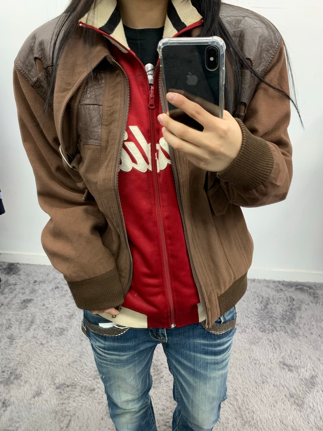 Indian 리버시블 져지 자켓 상품이미지4