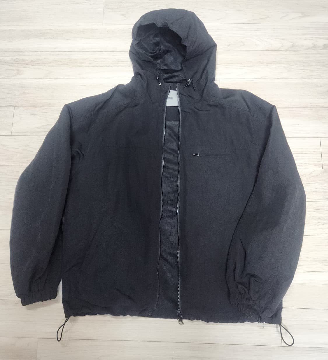 [시도] 나일론 바람막이 블랙 3사이즈 상품이미지3