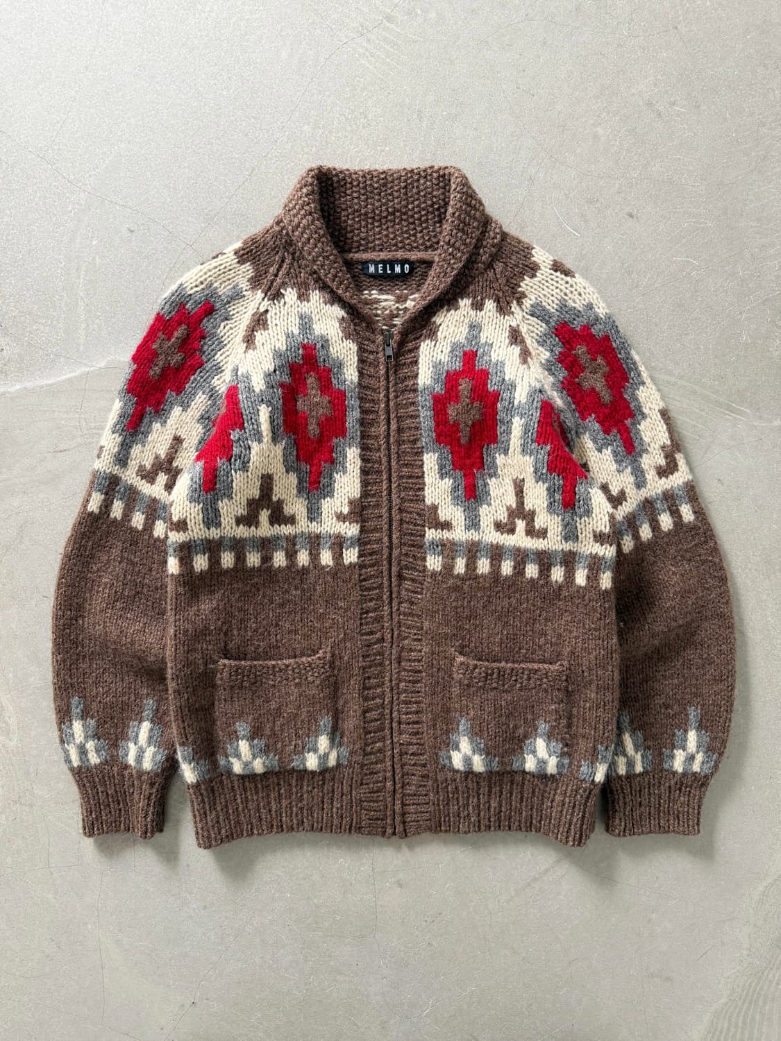 Melmo Wool Cowichan Cardigan 상품이미지1