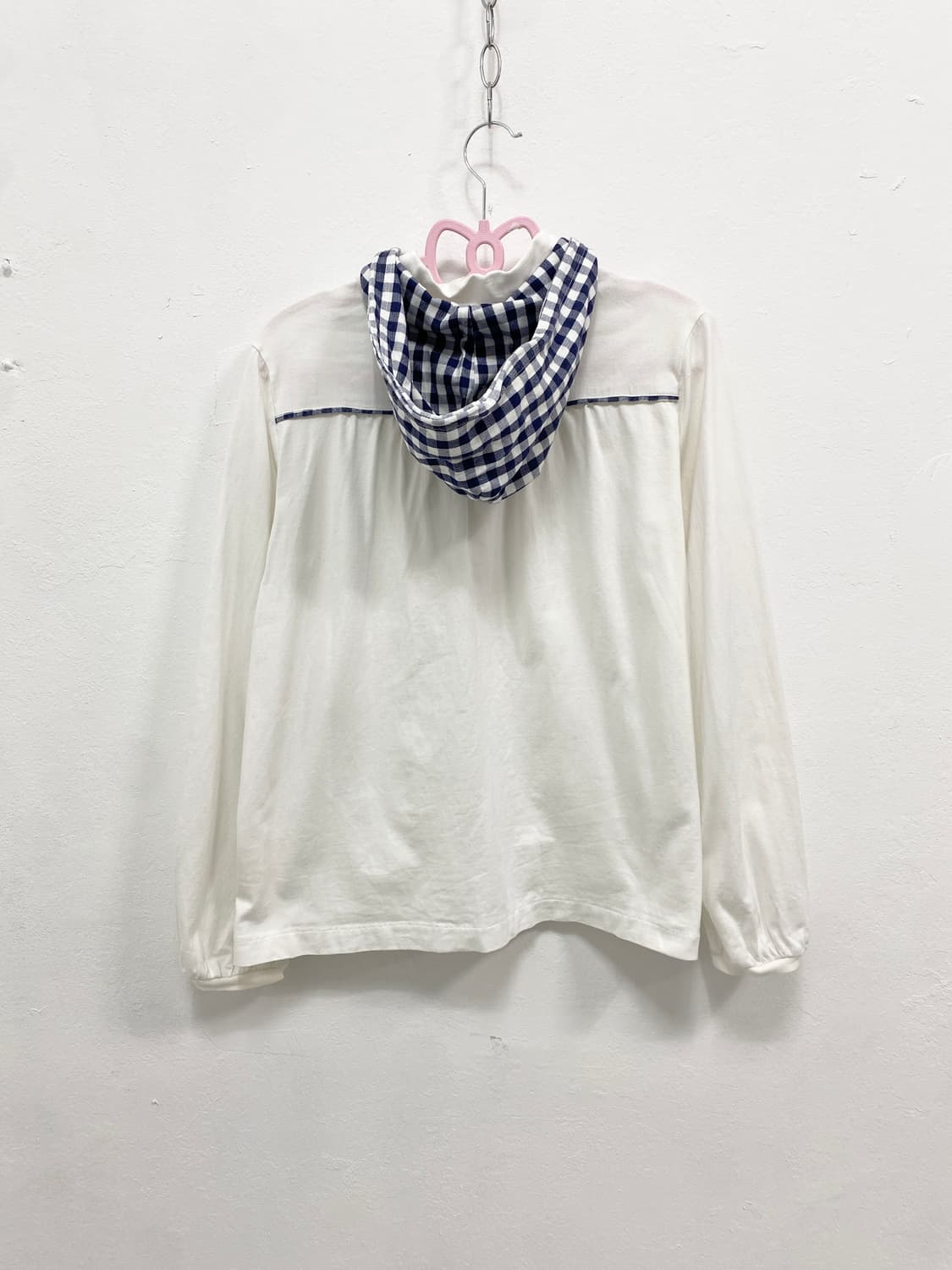 [POM PONETTE] 폼포넷 체크 리본 후드집업 상품이미지4