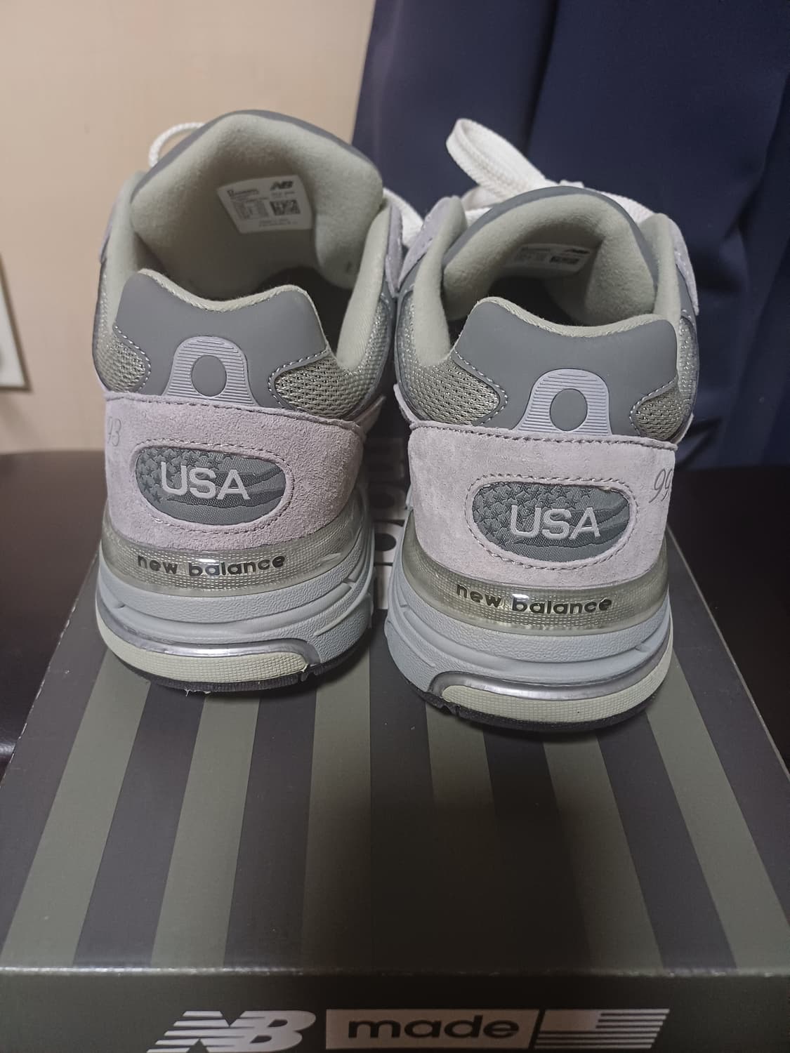 뉴발란스993 그레이 260size 발볼D 정품 상품이미지8