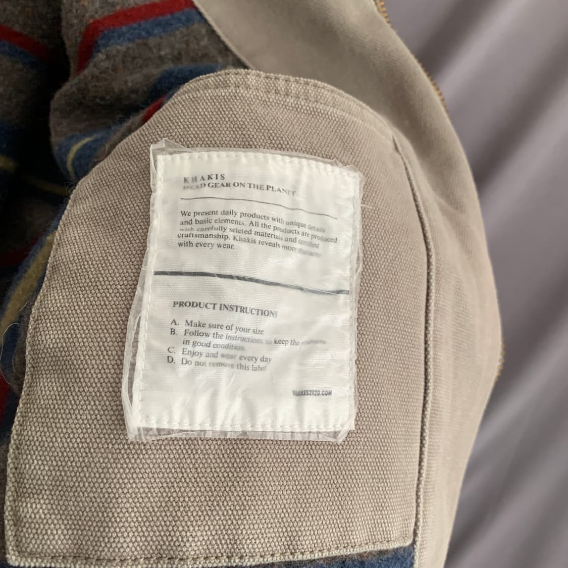 M KHAKIS 카키스 디스트레스드 빈티지 덕 자켓 상품이미지8