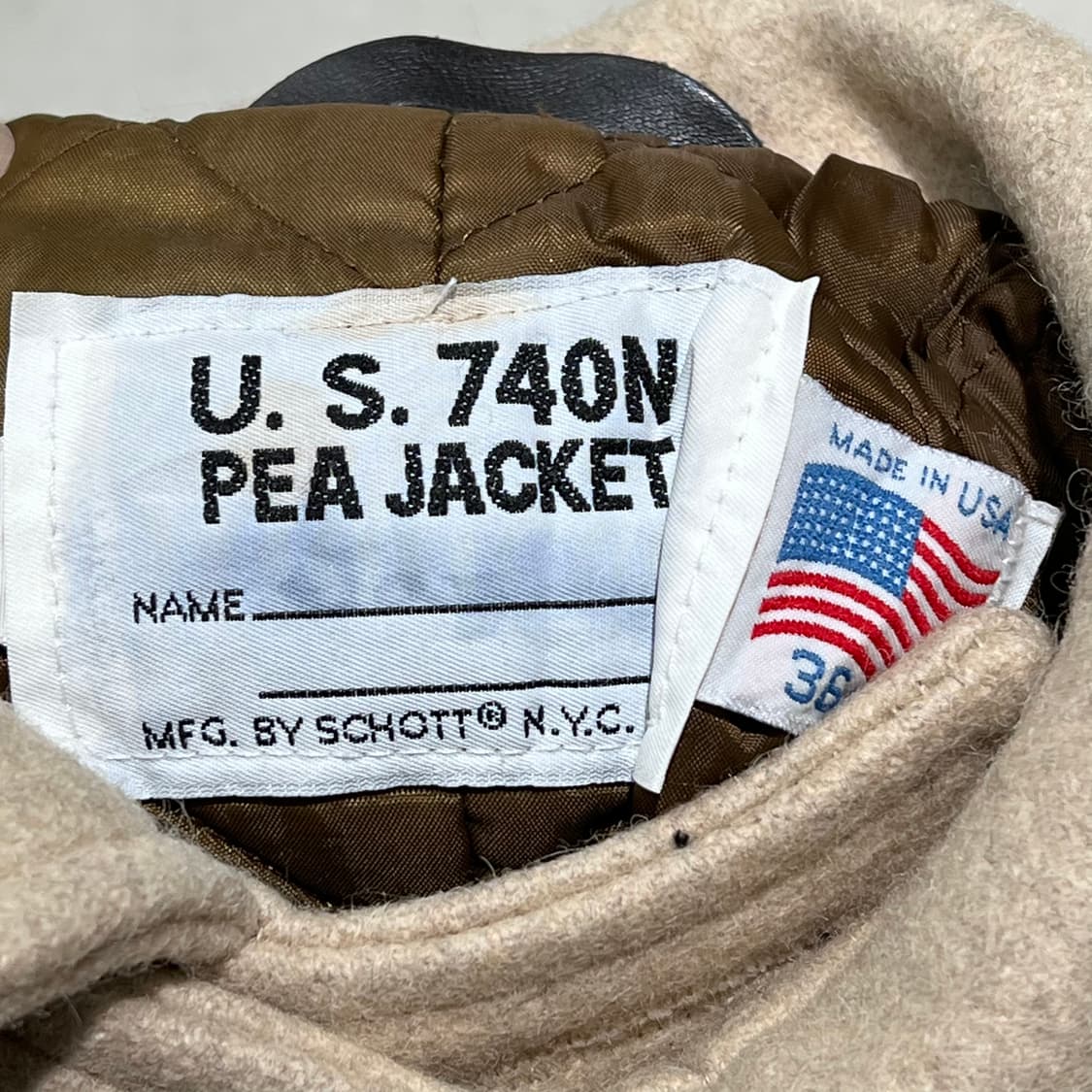 usa 쇼트 워크 피코트 s08845 상품이미지5