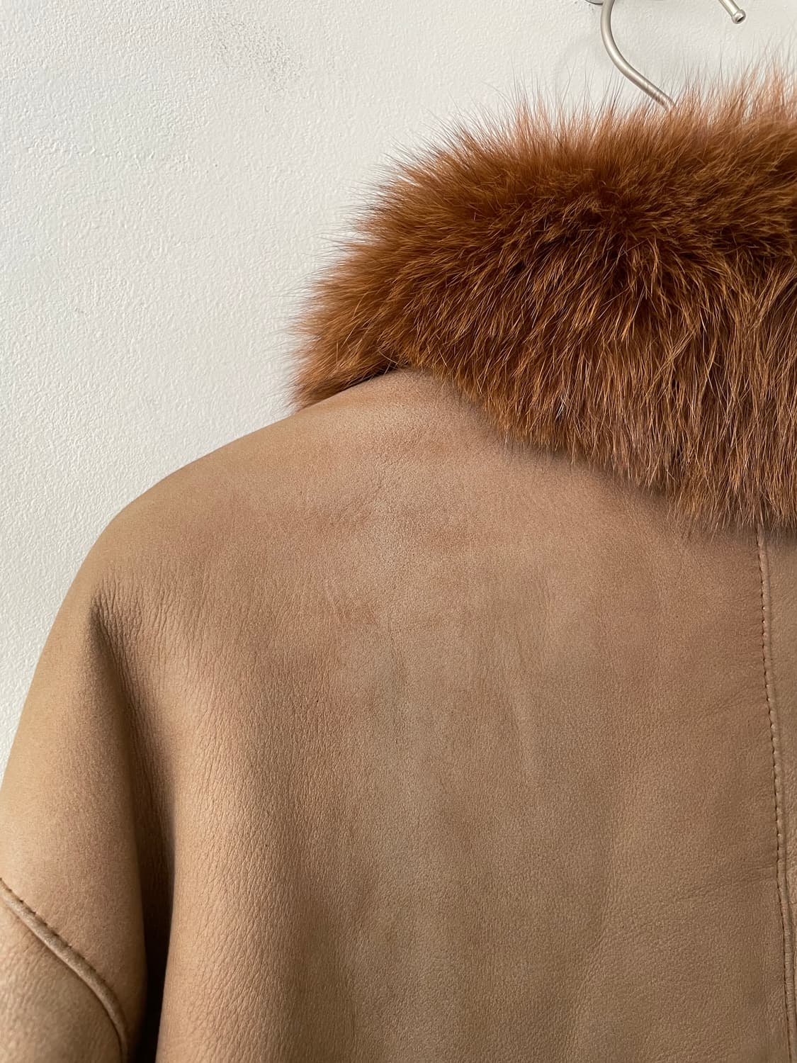  fox fur trimming sheepskin shearling jk 상품이미지4