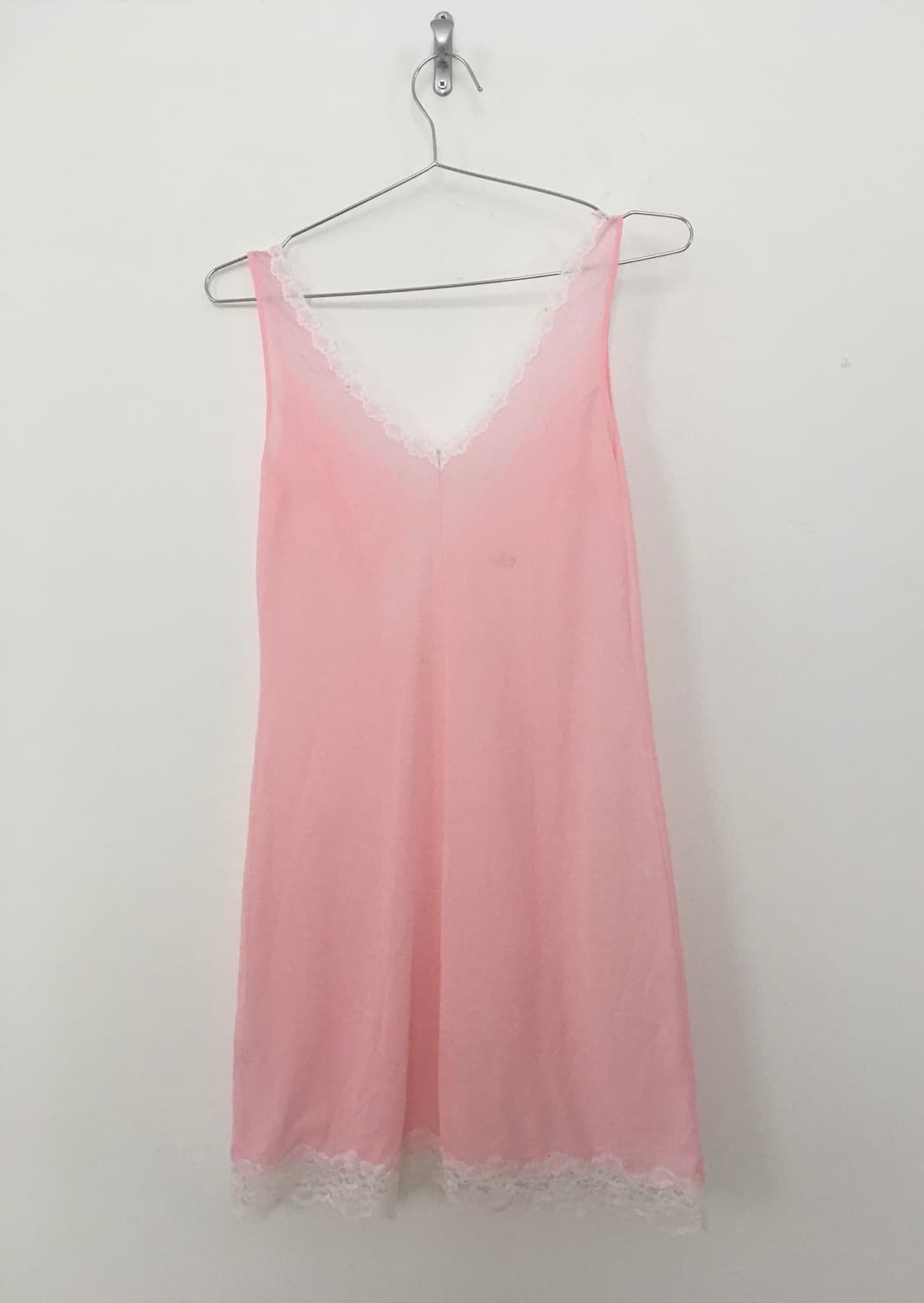 Pink Lace Slip Dress 상품이미지6