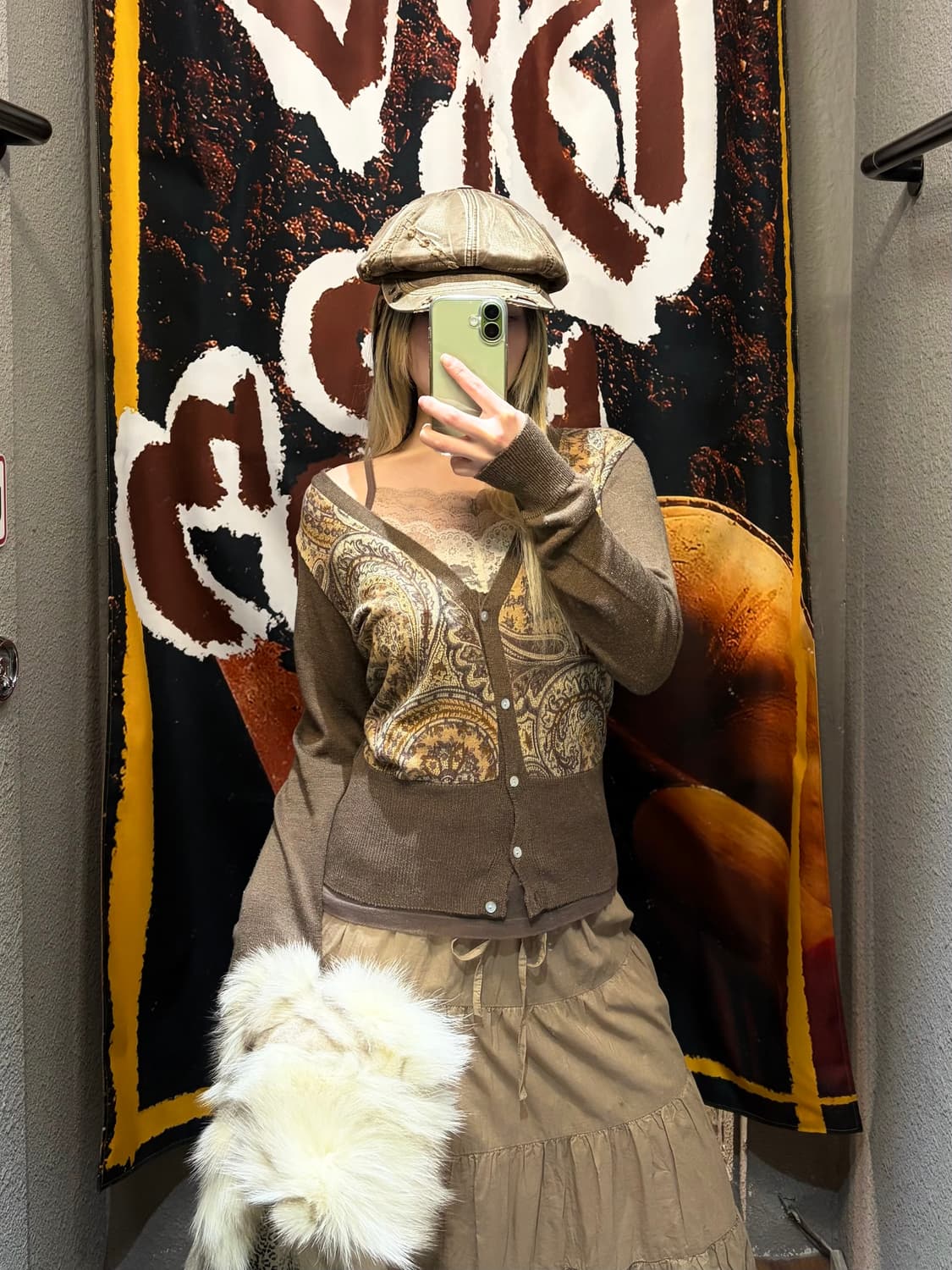 빈티지 페이즐리 에스닉 가디건 상품이미지2