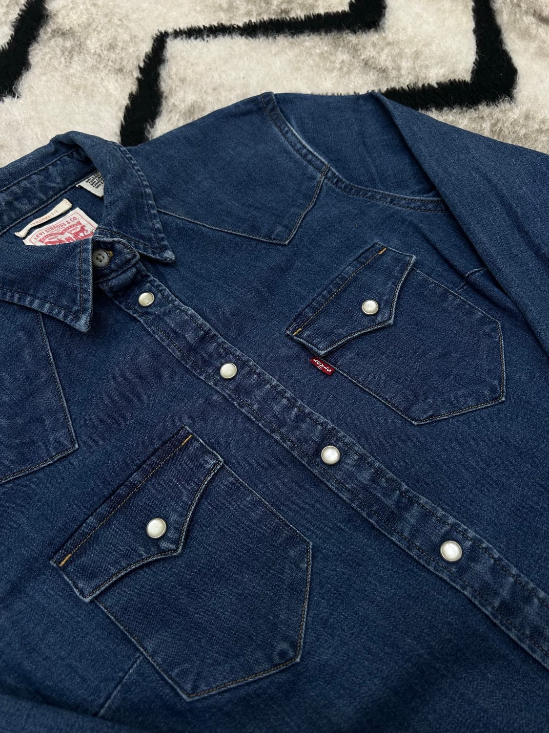 [XS]리바이스 바스토우 웨스턴 데님셔츠 상품이미지1