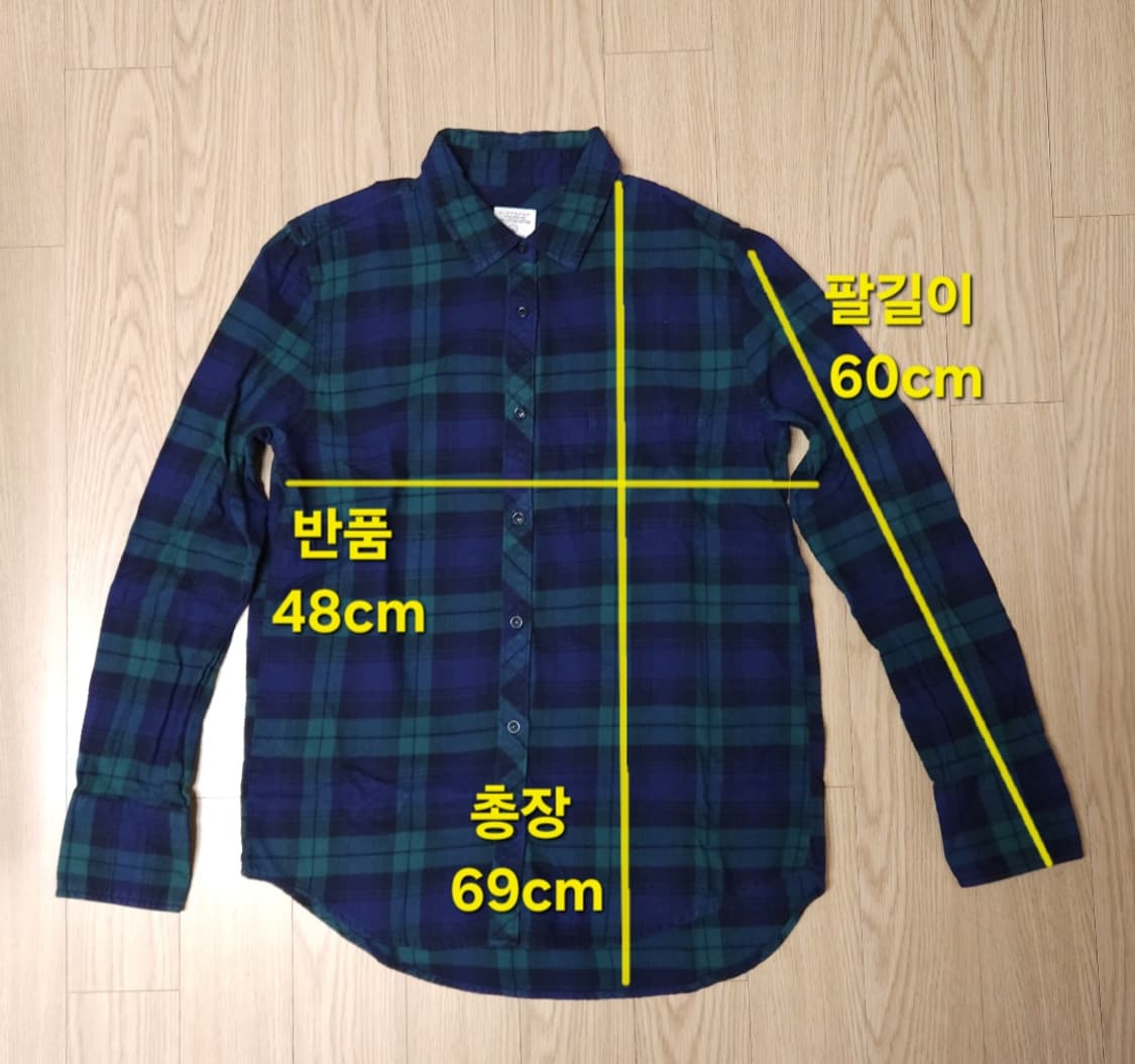 지오다노 코튼 100% 플란넬 패턴 체크셔츠, 긴팔티셔츠 90 상품이미지7