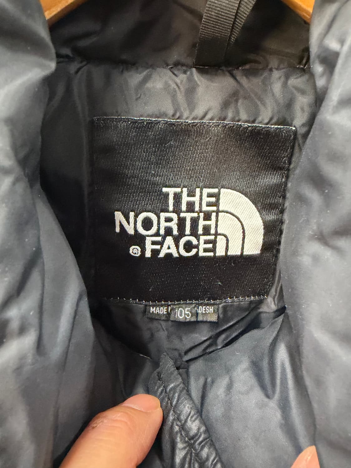 정품) 노스페이스 눕시 블랙 패딩 105 상품이미지6