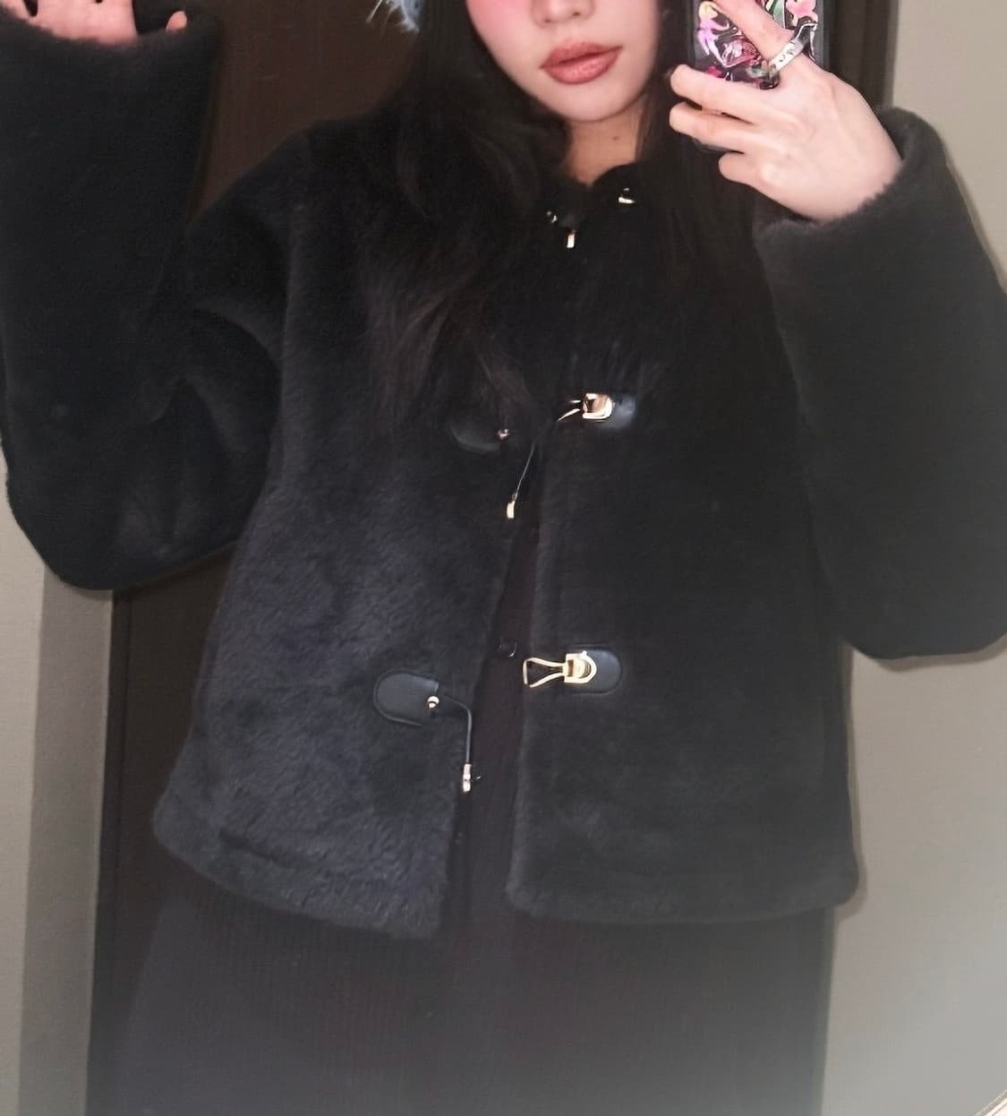 자라 더블 페이스드 토글 점퍼 S 상품이미지5