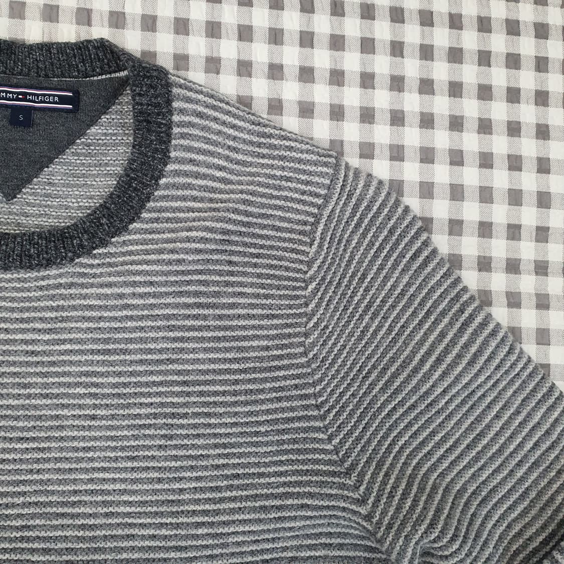 타미힐피거 울 니트 스웨터 남자95 상품이미지3