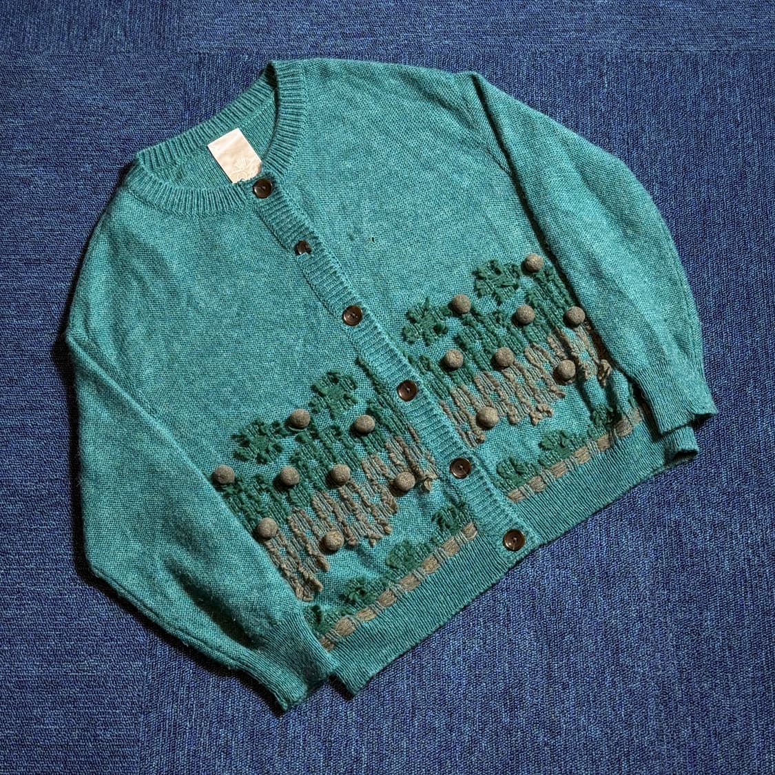 모리걸 에메랄드 니트 가디건 상품이미지1