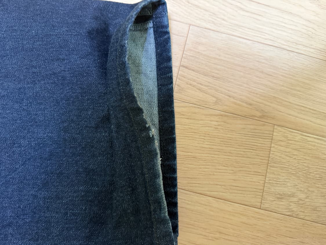 해칭룸 와이드 커브진 워시드 인디고 상품이미지7