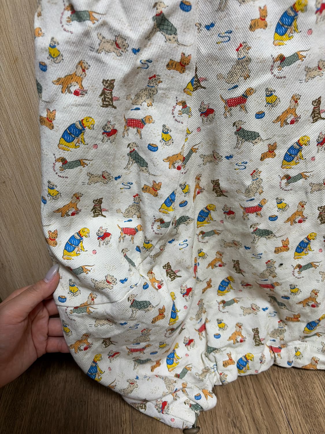 강아지파티 벌룬핏 팬츠 하구미 모리걸 스즈코 상품이미지8