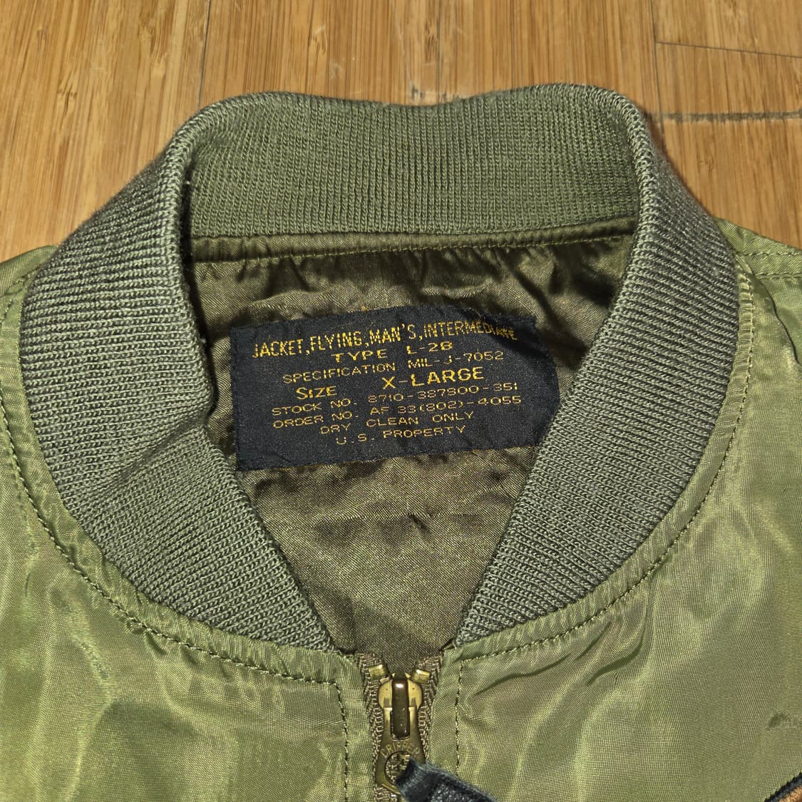 에어 맨 리틀 데빌 L2B 플라잉 자켓 (XL) 상품이미지8