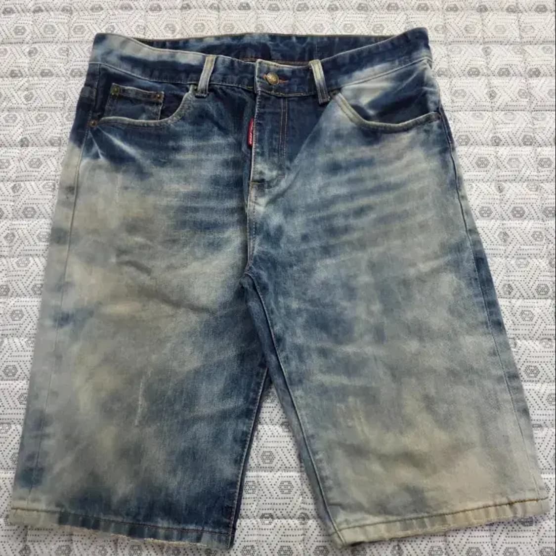 디스퀘어드2 남성 워싱 데님 반바지 34 상품이미지2