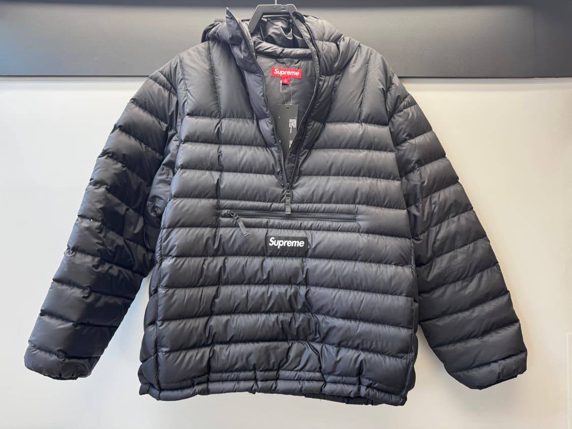 슈프림 마이크로 다운 하프 집후드 풀오버 블랙 25FW (L) 상품이미지2