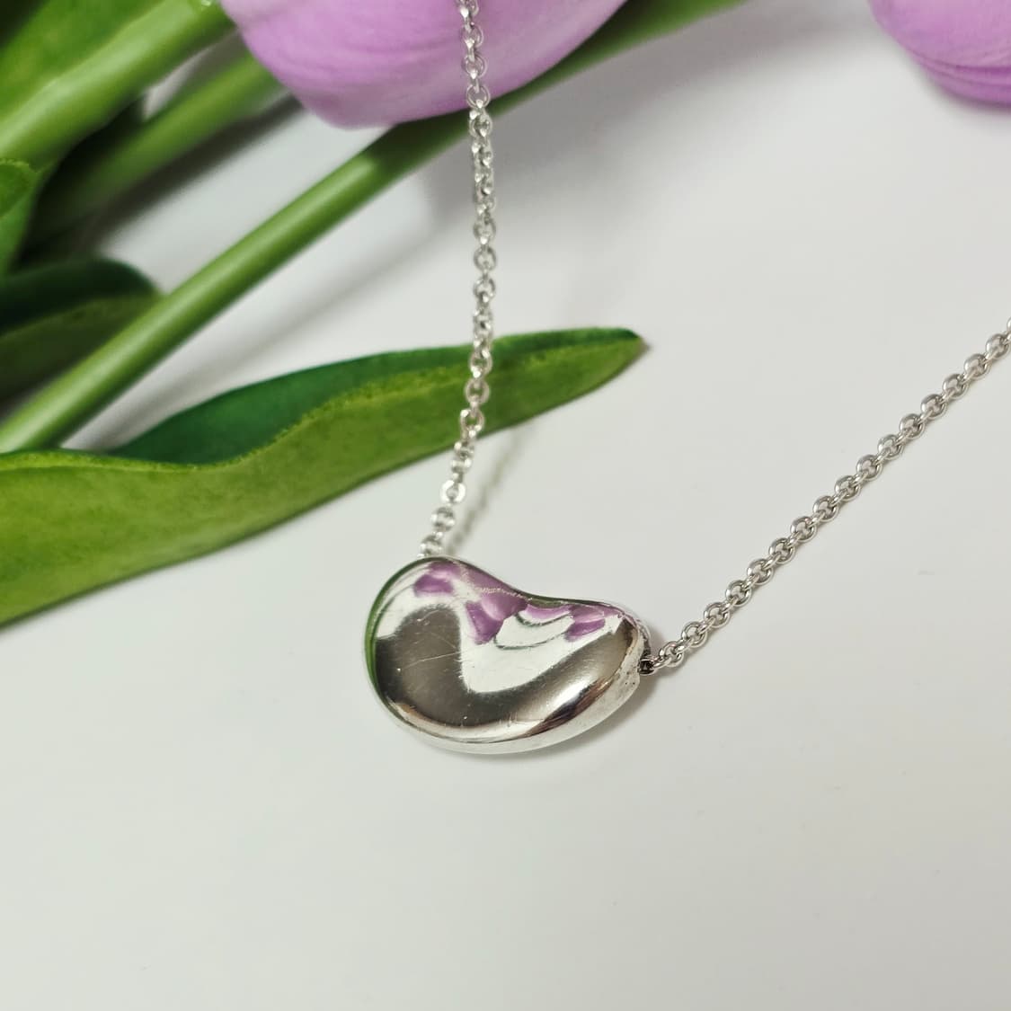 티파니bean빈목걸이 정품 20mm 상품이미지3