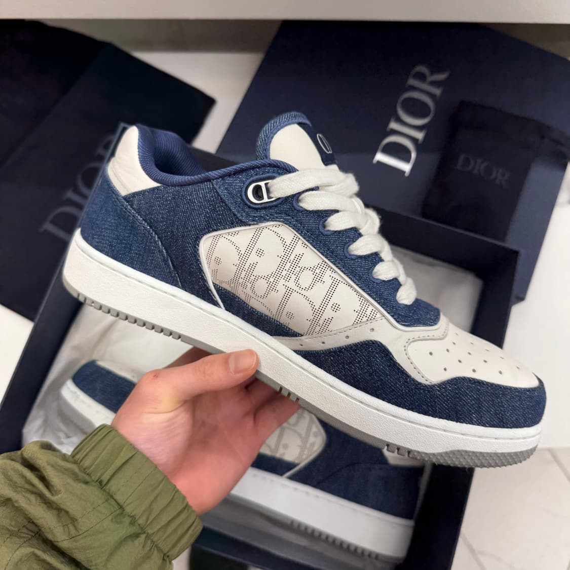 [41] 디올 b27 데님 로우 스니커즈 상품이미지2