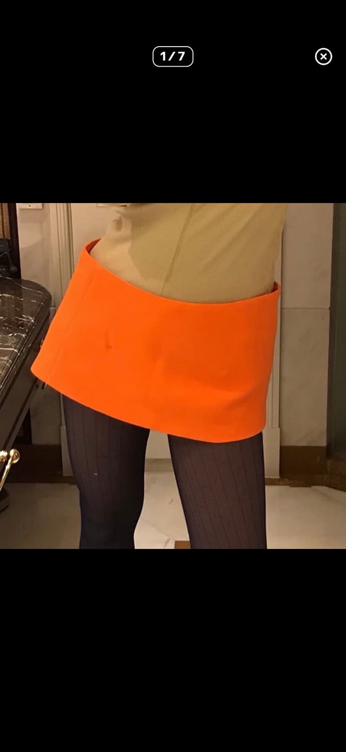 애옹쓰 스커트 오렌지 1 상품이미지1