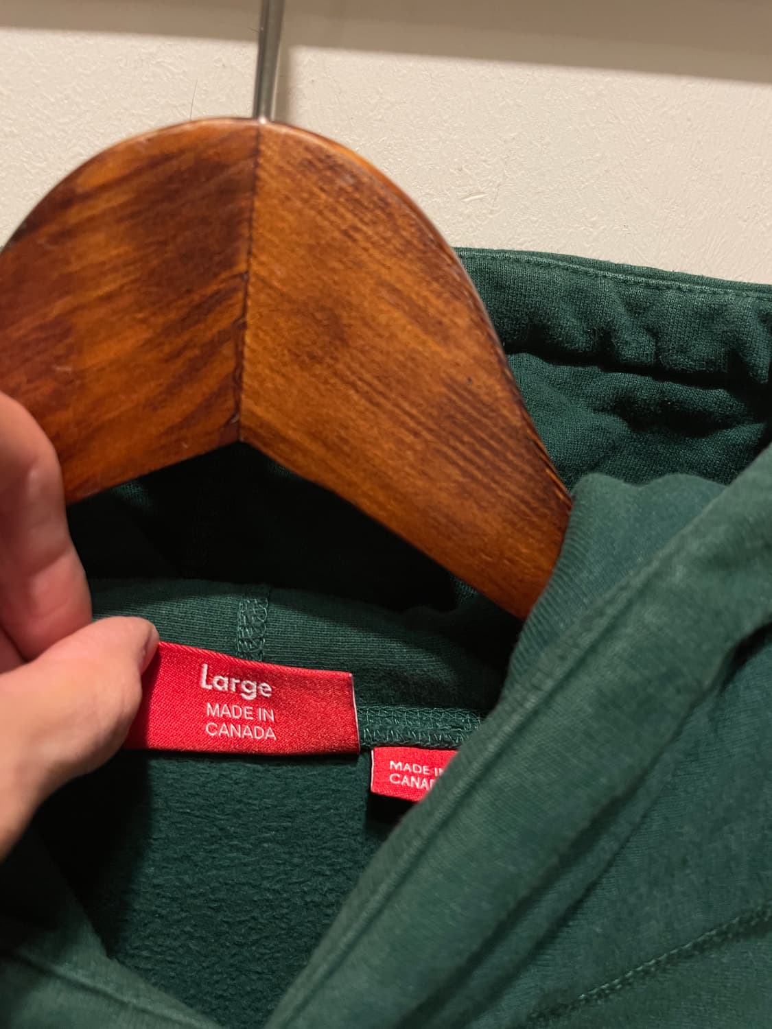 슈프림 2018 S 로고 후드티 L 상품이미지4